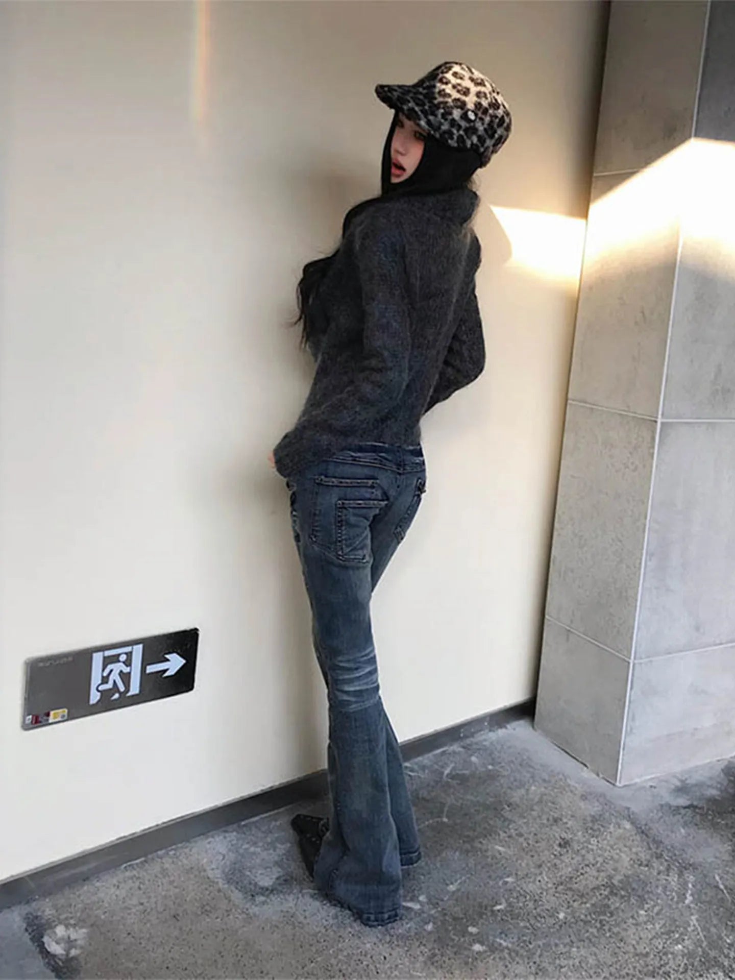 Cathy Dollette 2000s Japanese Jeans Pants Low Waist Denim Pant Streetwear American Retro Trousers Jeans Slim E-girls Jeans