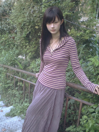 Cathy Dollette Striped Hoodie