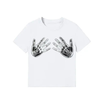 Cathy Dollette Cotton Graphic T Shirts Woman Clothes Short Sleeve Summer TopFunny Print Tees Female Clothing 2000s Clothes  Goth