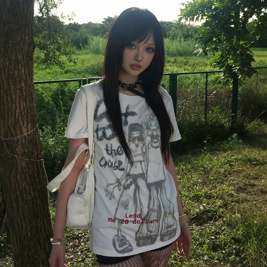 Cathy Dollette Anime Short Sleeve Tee Shirt