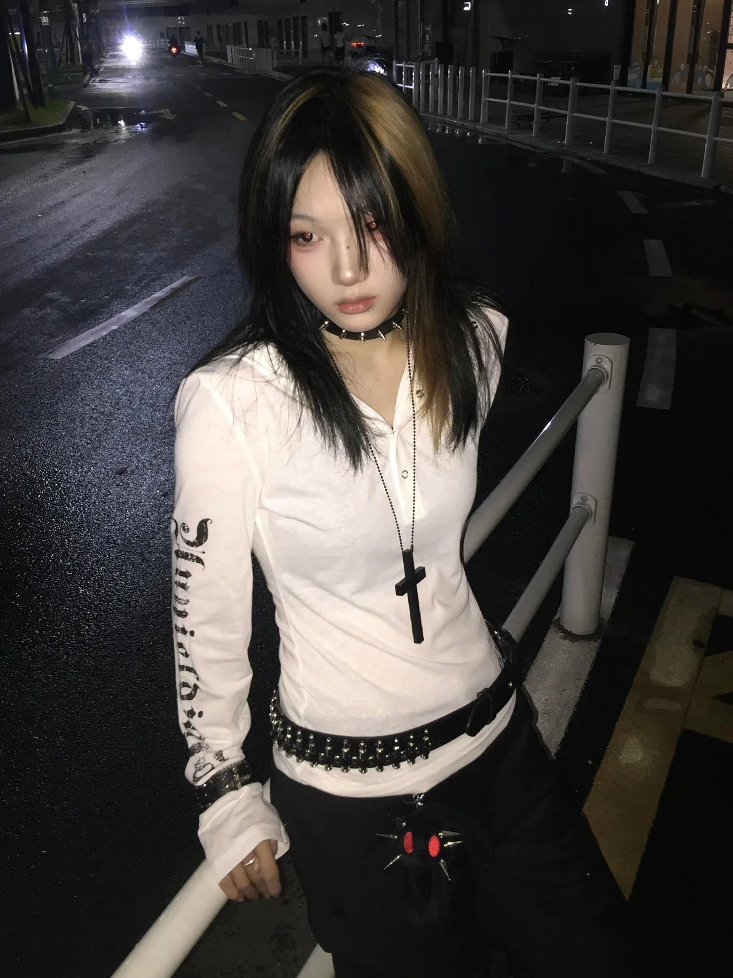 Cathy Dollette  Vintage T Shirt  See Through Hoody Crop TopSlim Print Graphic Top2000s Japanese Grunge TopE-girls Tees