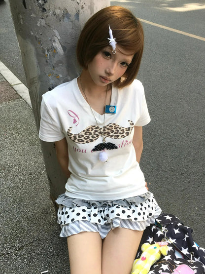 Cathy Dollette Short Sleeve Leopard