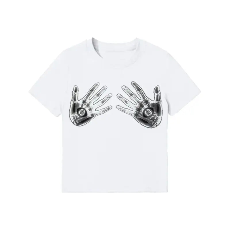 Cathy Dollette Cotton Graphic T Shirts Woman Clothes Short Sleeve Summer TopFunny Print Tees Female Clothing 2000s Clothes  Goth