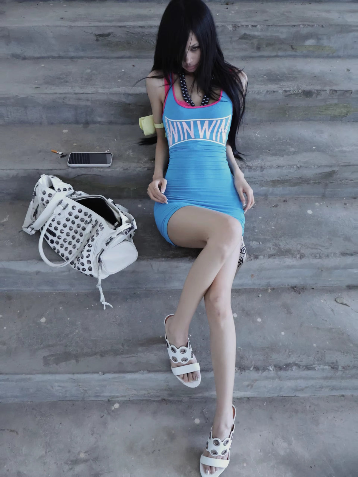 Cathy Dollette Sky Blue Tank