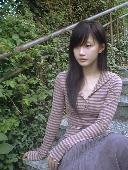 Cathy Dollette Striped Hoodie