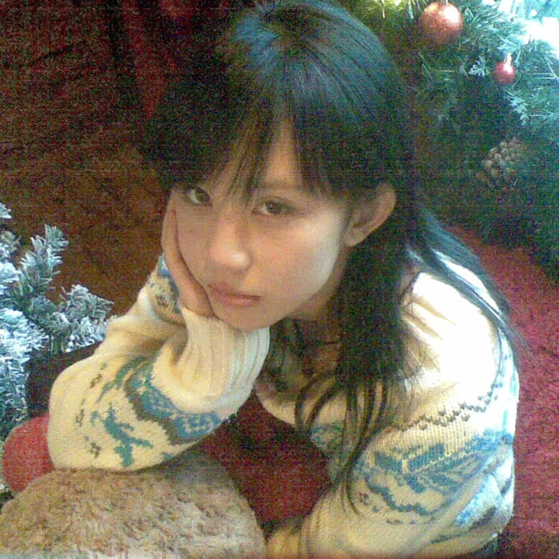 Cathy Dollette Japanese  Jacquard Sweater Vintage Harajuku Off Shoulder Knitted Pullover Korean 2000s Style Knitwear Christmas Retro